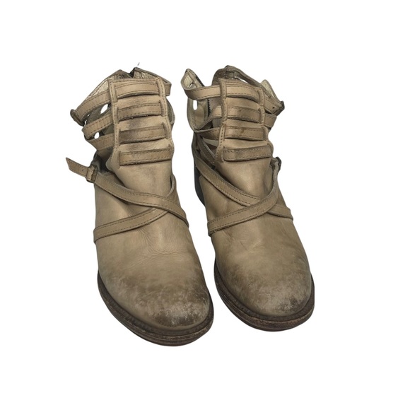 Last Chance….Freebird by Steven Stair Booties in Taupe 6 - Picture 7 of 15
